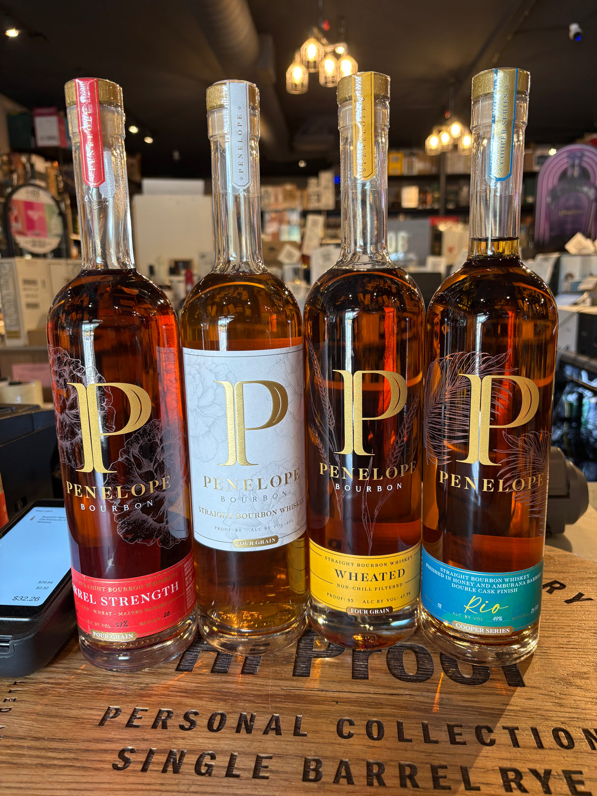 Penelope 2026 Rio 4 bottles Bundle ( Rio, wheated, Four grain, Barrel Proof)
