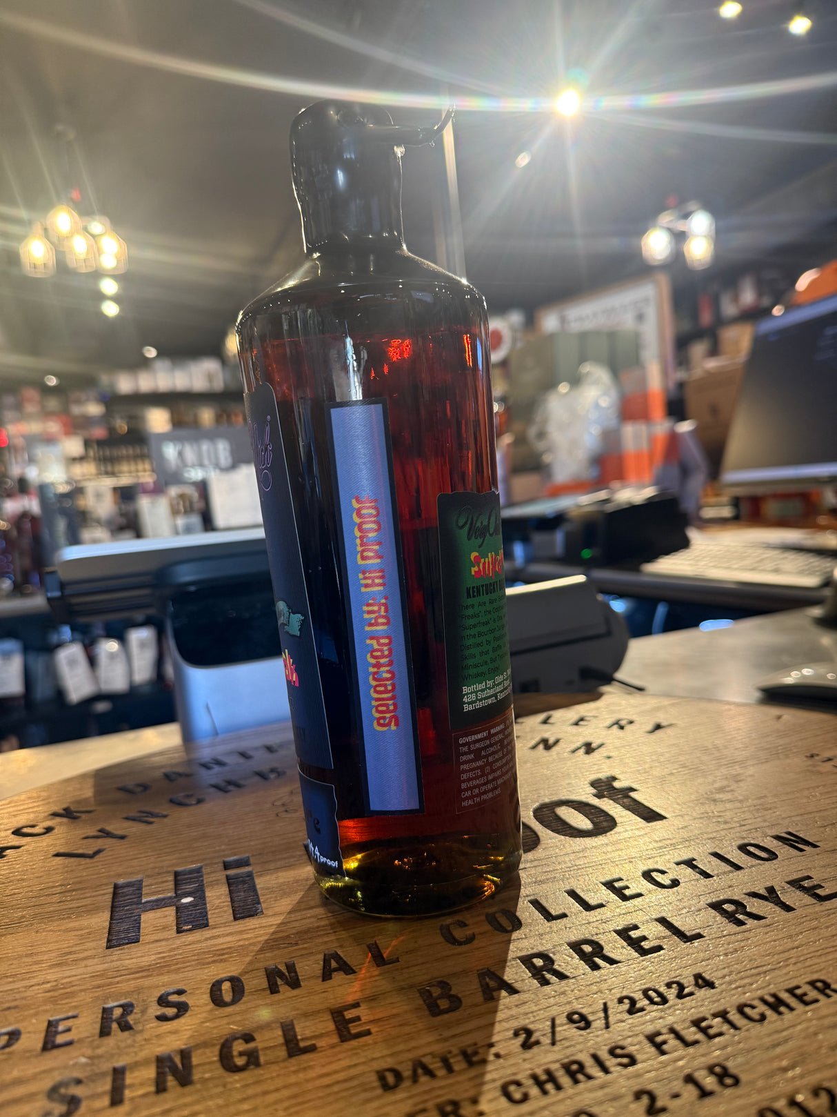 very olde st nick super freak single barrel hi proof pick. 114.4 proof