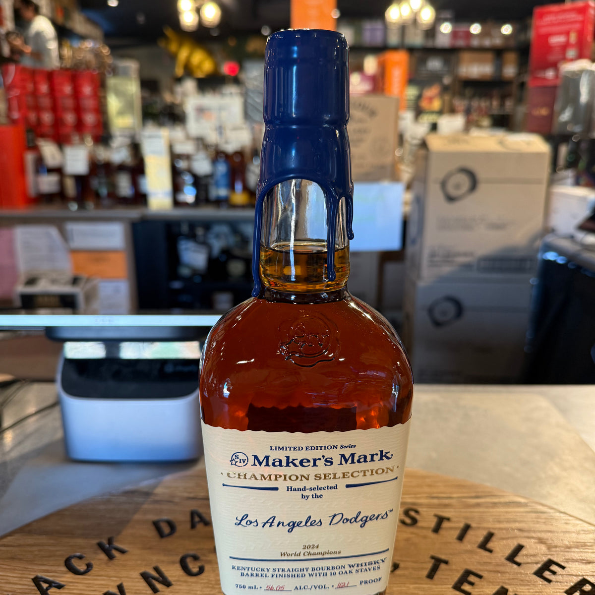 Maker's Mark LA Dodgers 112.1 Proof 750mL – Hi Proof Maker's Mark LA Dodgers 112.1 Proof 750mL – Hi Proof