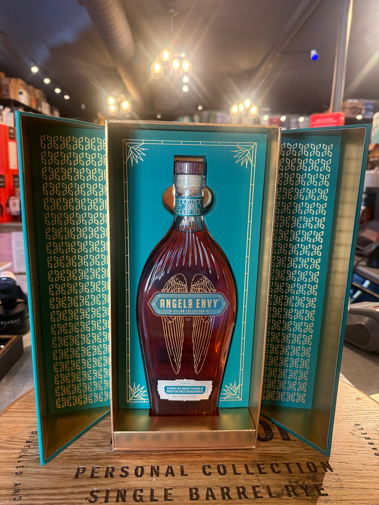 Angel's Envy, Cellar Collection Vol. 5 Straight Rye Whiskey Finished in French Oak Extra Añejo Tequila Barrels