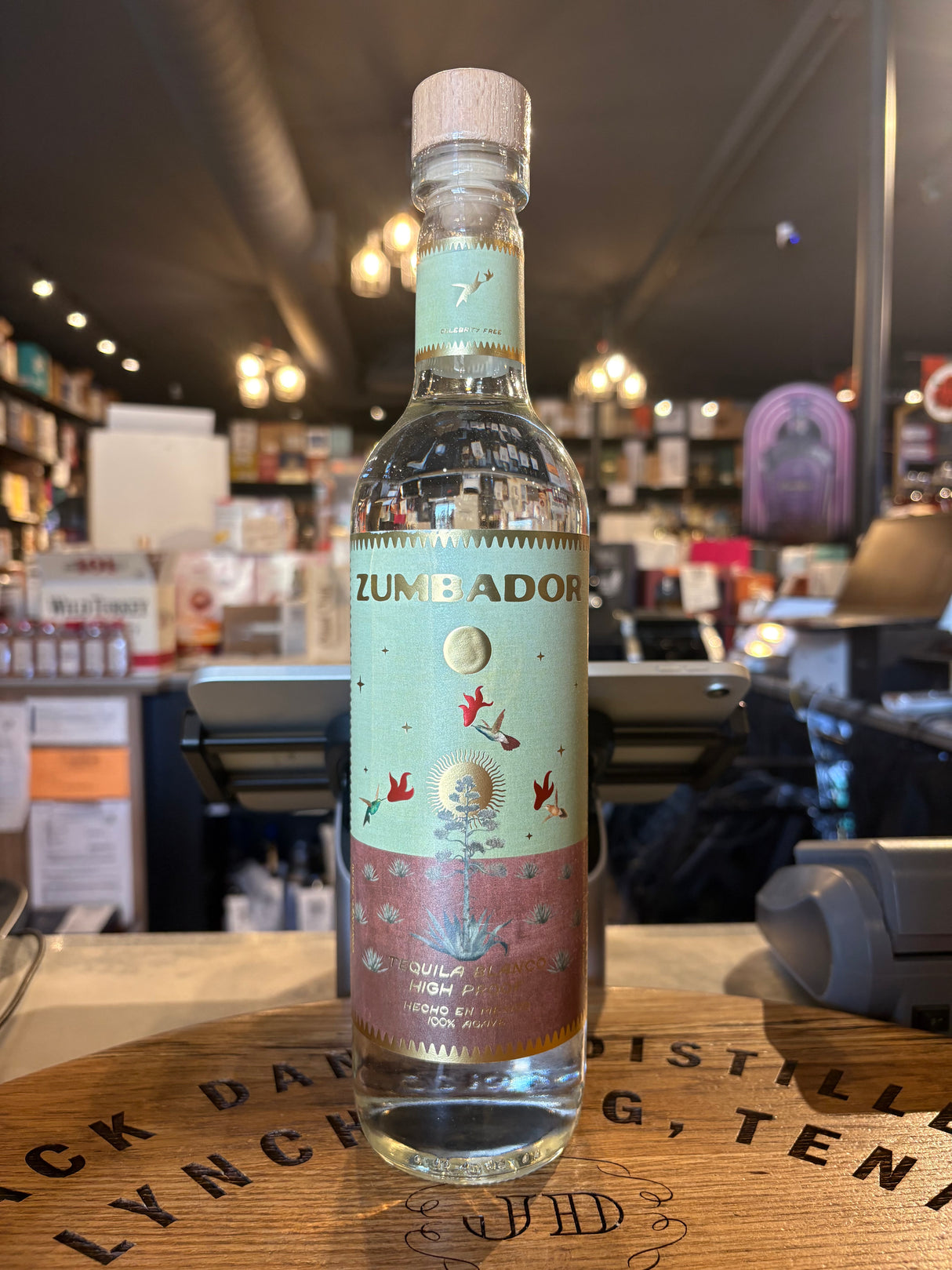 Zumbador Tequila High Proof Blanco 750ml