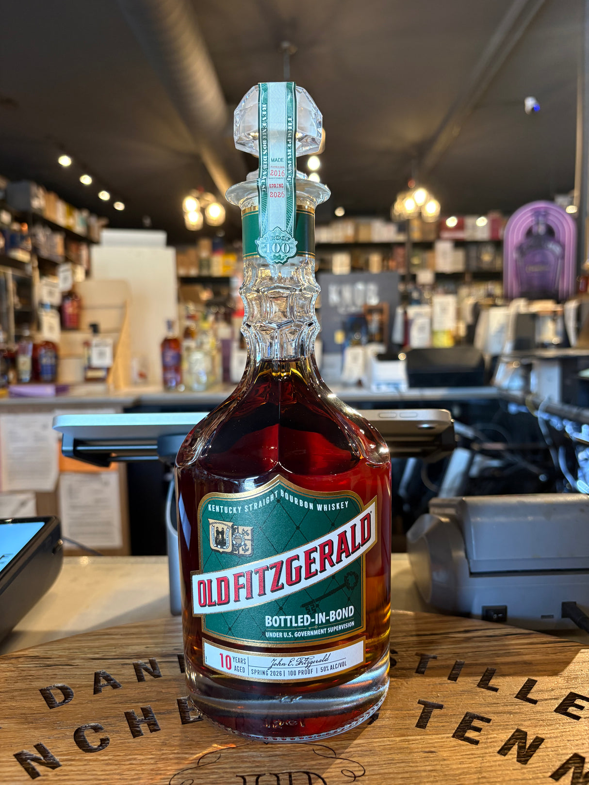 Old Fitzgerald Bourbon 10 Year Bottled In Bond 100 Proof 2026 release 750ml