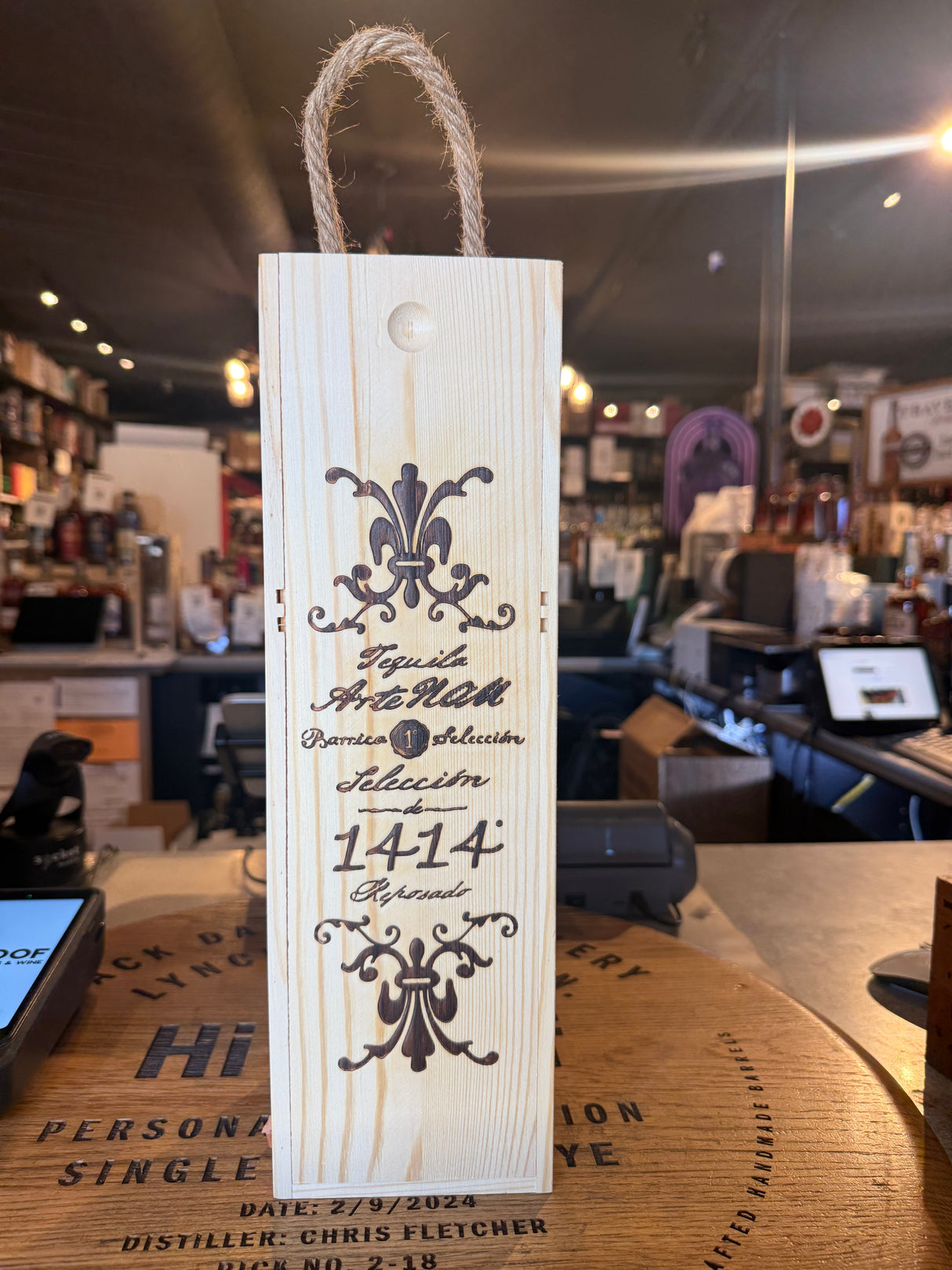 ArteNOM 1414 Private Barrel Tequila – Hi Proof Store Pick reposado 92 proof 750ml