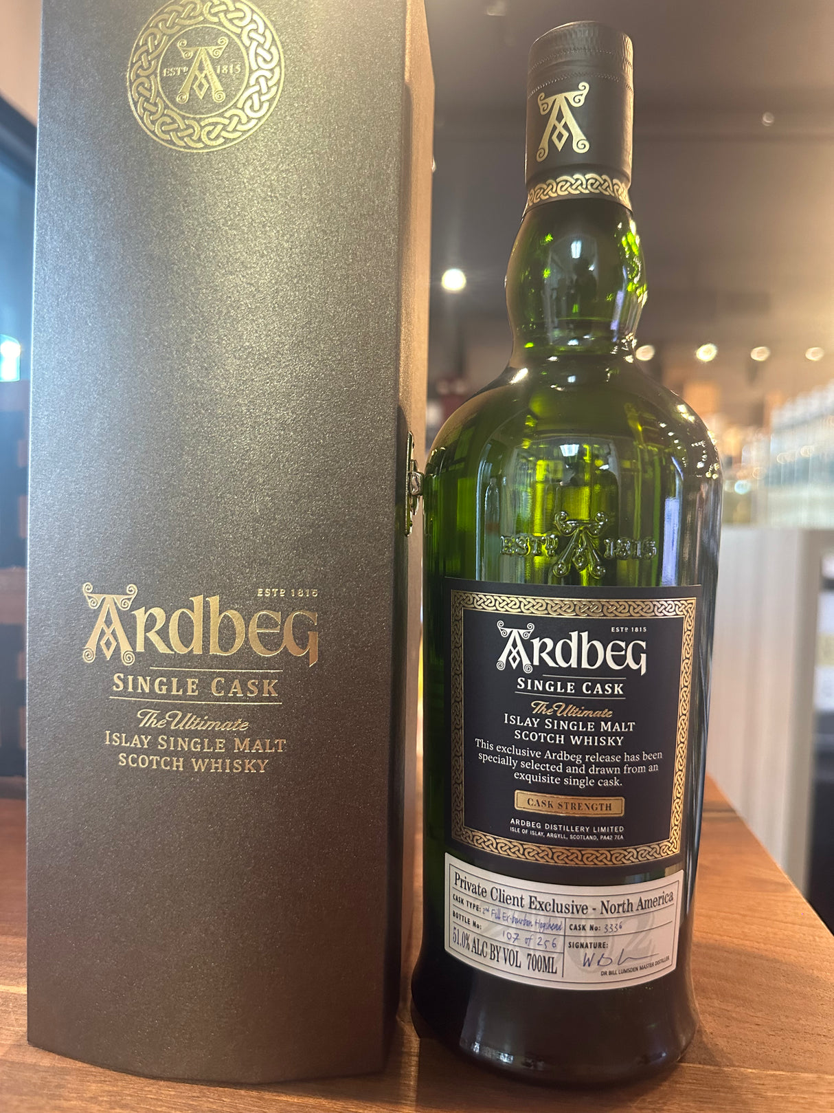 Ardbeg 2002 Private Reserve 20 Year Old Single Cask No. 3336 102 Proof 700ml