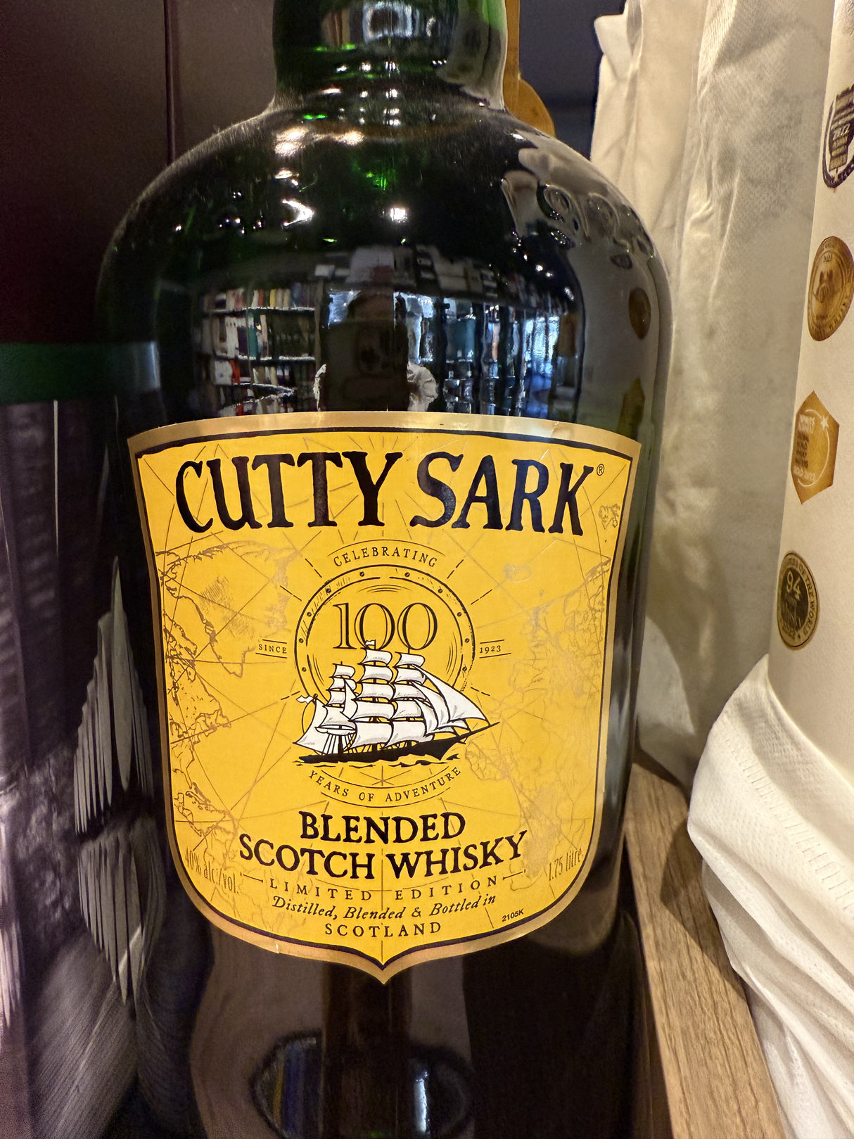 Cutty Sark 100th anniversary Scotch Whiskey 1.75L