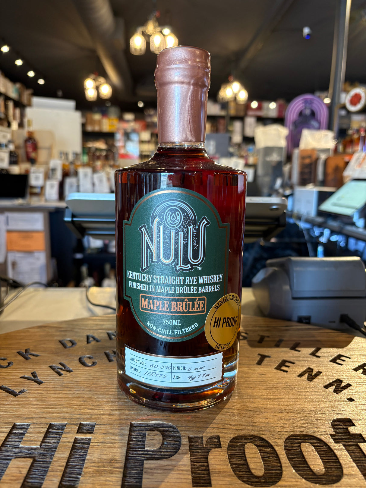 Nulu Maple Brulee Rye Whisky HR175 – Hi Proof Store Pick 750ml