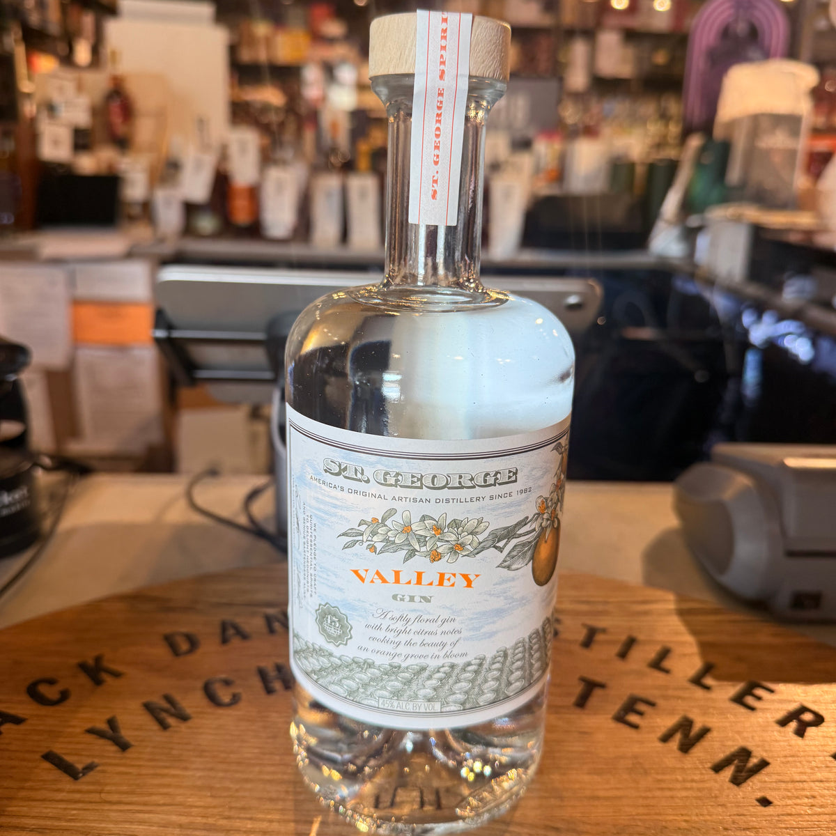 St. George Valley Gin 750ml – 90 Proof – Hi Proof