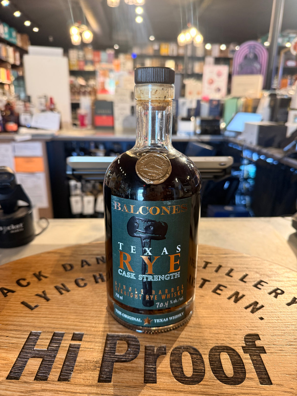 Balcones Texas Rye Cask Strength Hi Proof Store Pick Whisky Single Barrel 140.8 Proof 750ml
