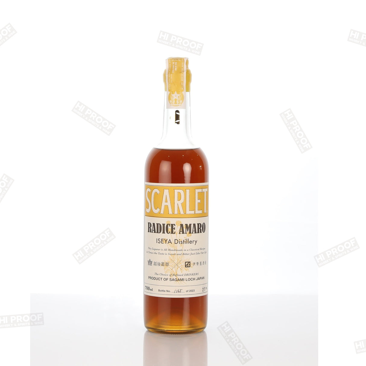 Iseya Distillery Scarlet Radice Amaro Japanese Bitter Liqueur 700ML