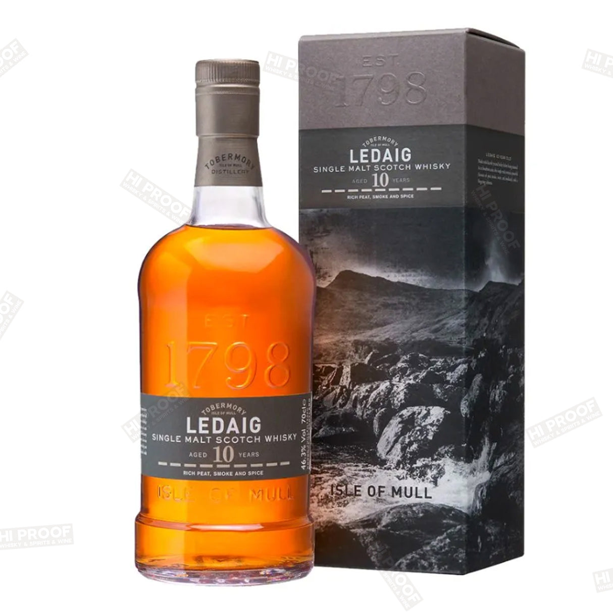 LEDAIG 10 YEAR OLD SINGLE MALT SCOTCH WHISKY 750ML