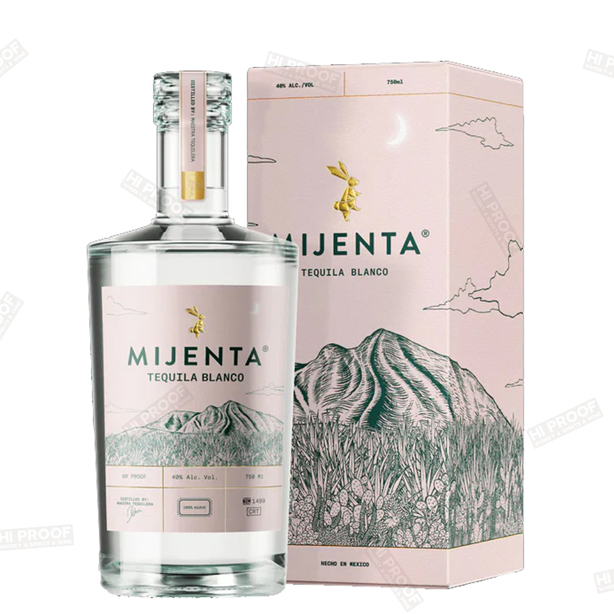 MIJENTA TEQUILA BLANCO 750ML