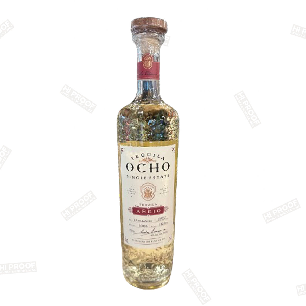 Tequila Ocho Single Estate Anejo 750 ml Hi Proof