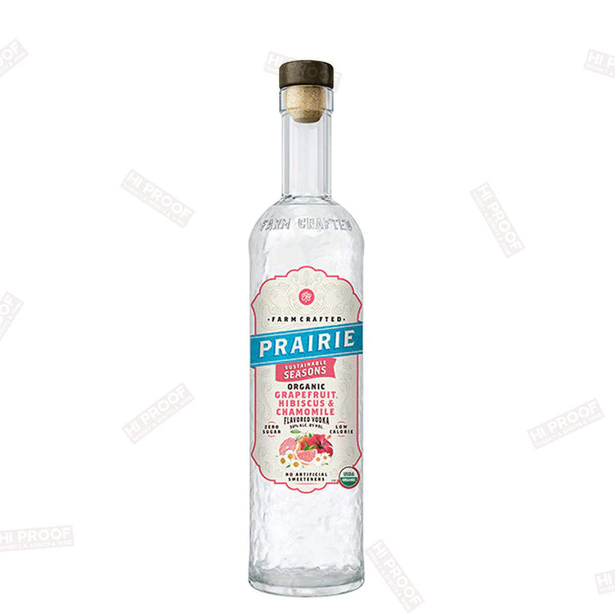 Prairie Organic Grapefruit, Hibiscus & Chamomile Vodka 750ml