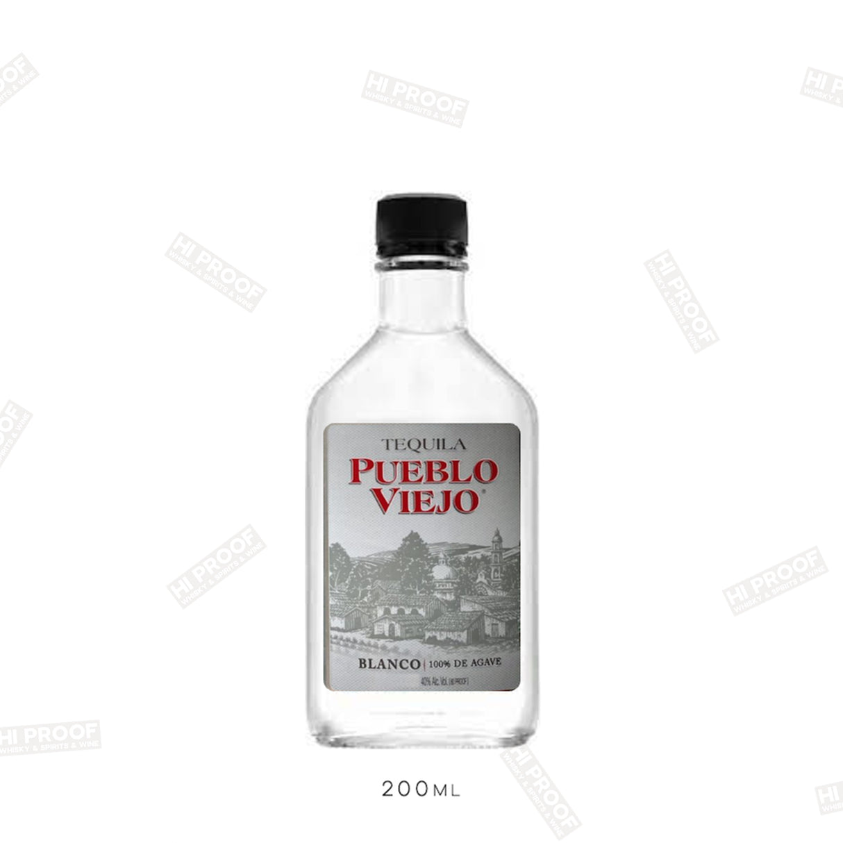 Pueblo Viejo Blanco Tequila 200ml