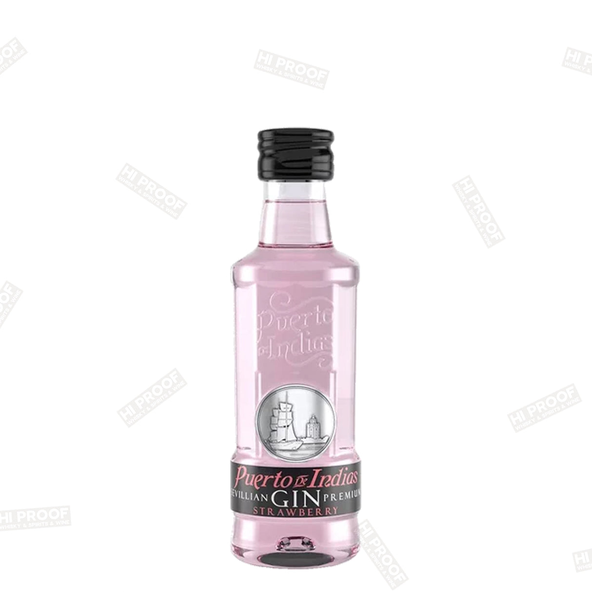 PUERTO DE INDIAS SEVILLIAN PREMIUM GIN STRAWBERRY SPAIN 50ML