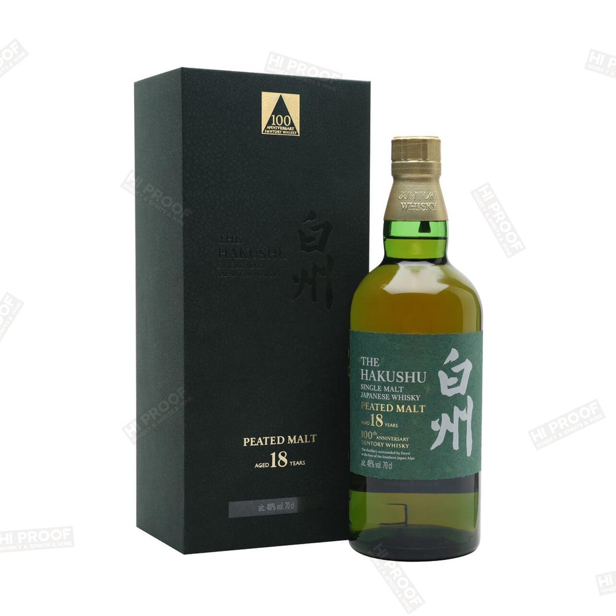Suntory Hakushu 18 Year 100th Anniversary 750ML
