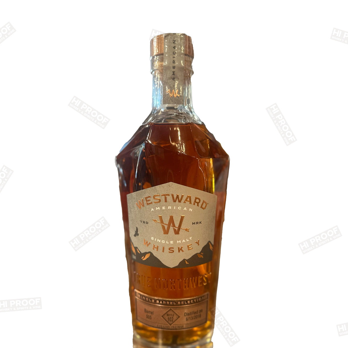 Westward American Single Malt Whiskey Single Barrel Selection 126.62 Proof