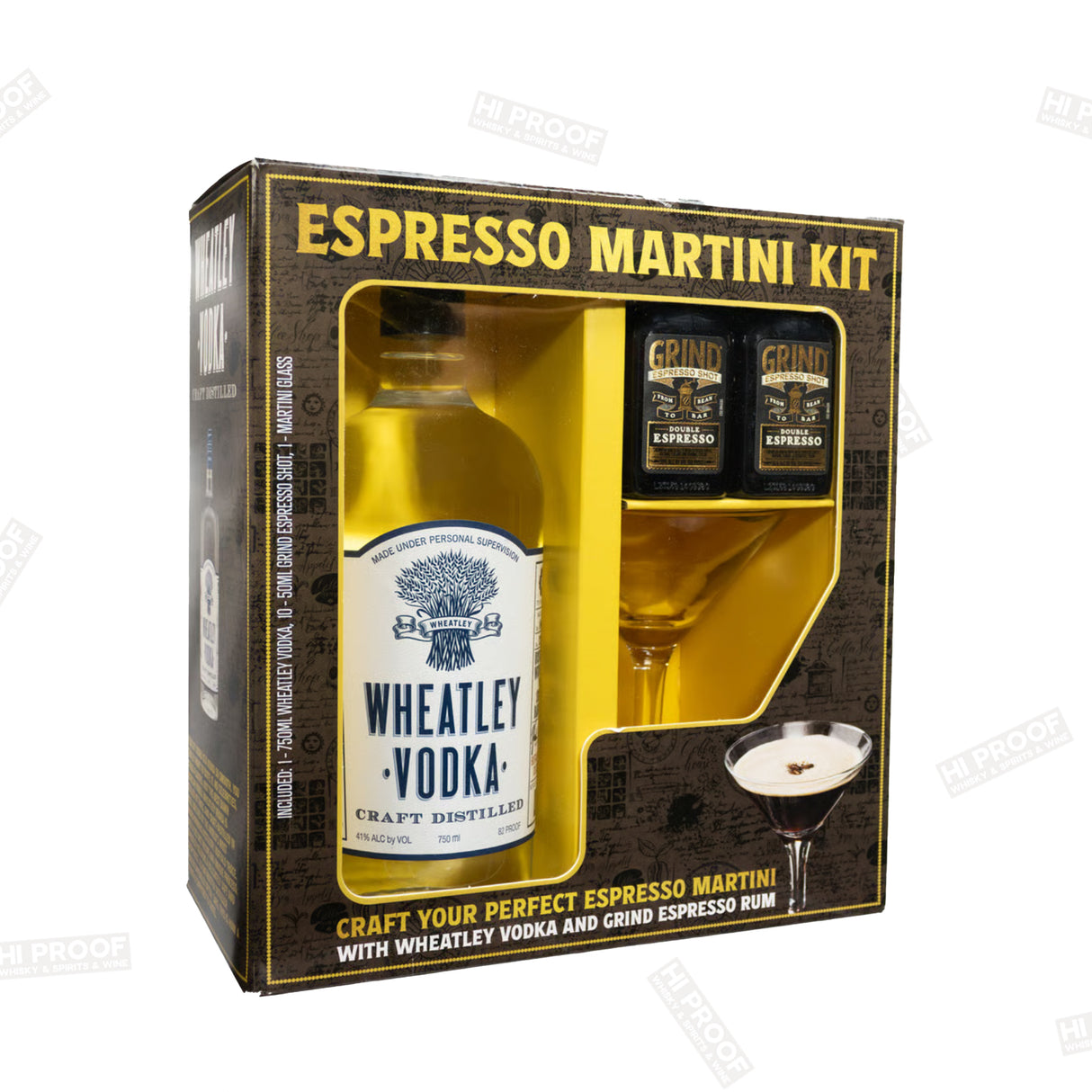 Wheatley Vodka with Grind Rum Espresso Martini Gift Set