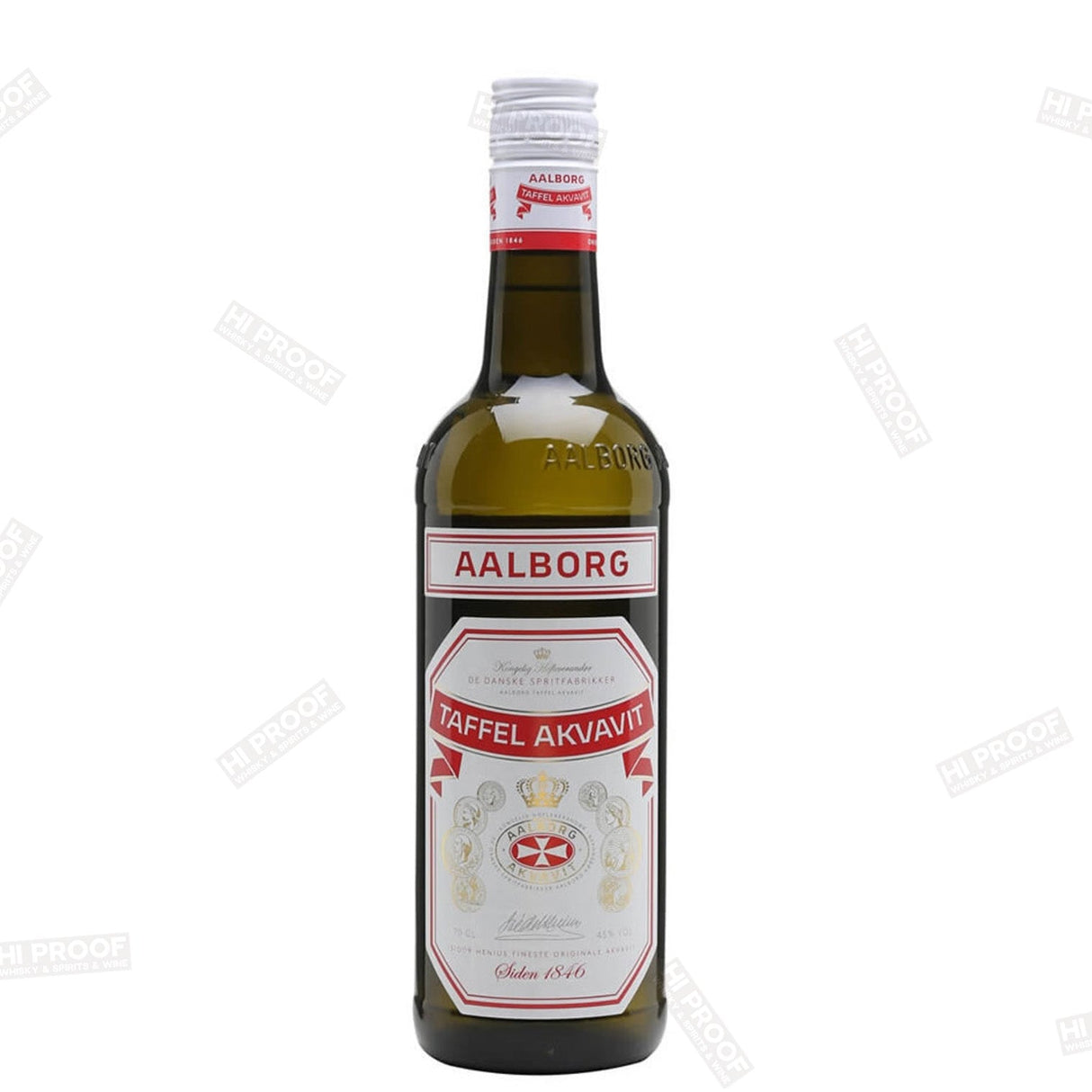 Aalborg Taffel Akvavit Liqueur 750ml - Hi Proof - Aalborg