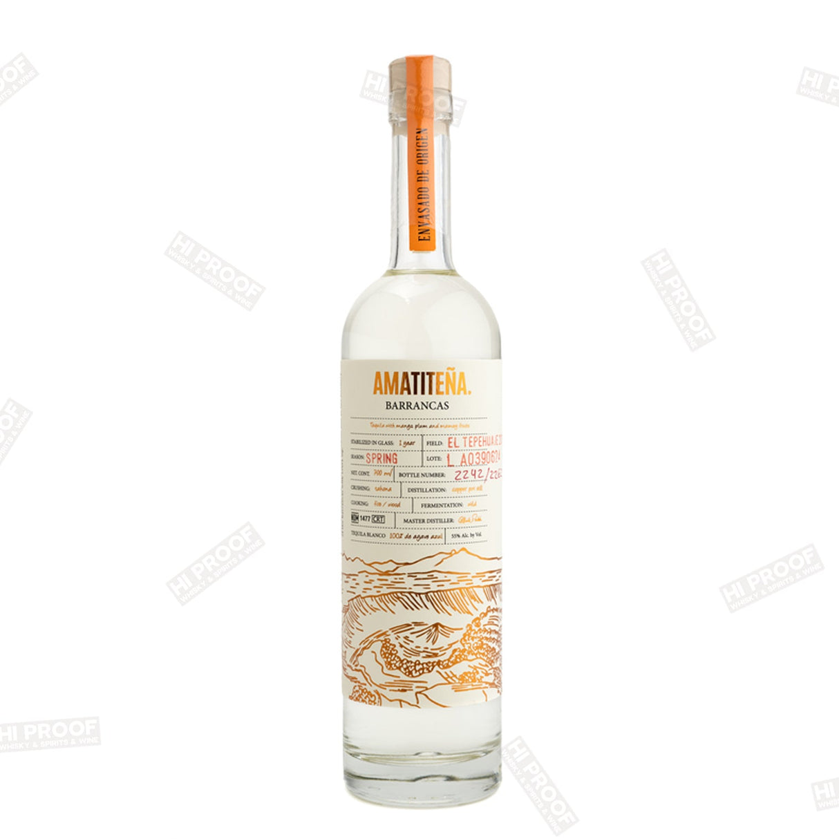 Amatitena Barrancas Tequila 700ml - Hi Proof - Amatitena