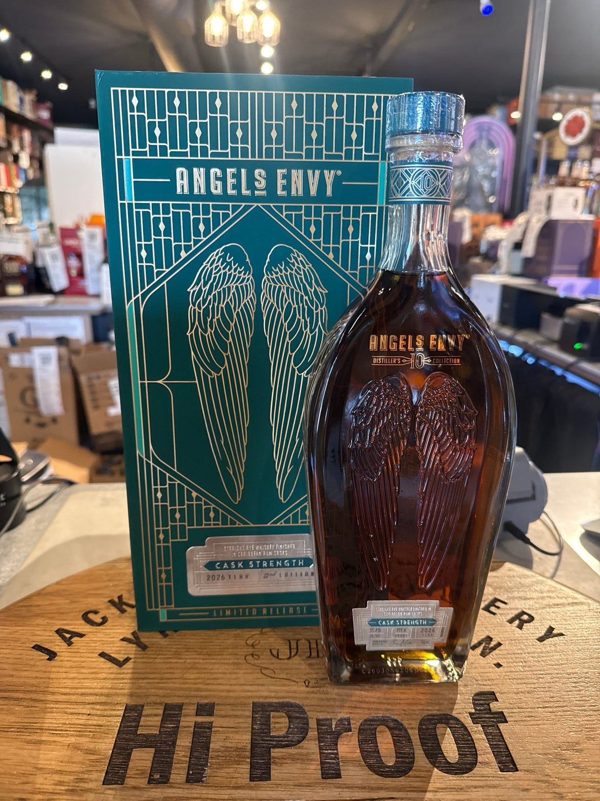 Angel's Envy Rye 10 Year Cask Strength 111.6 Proof 750ml - Hi Proof - ANGEL'S ENVY