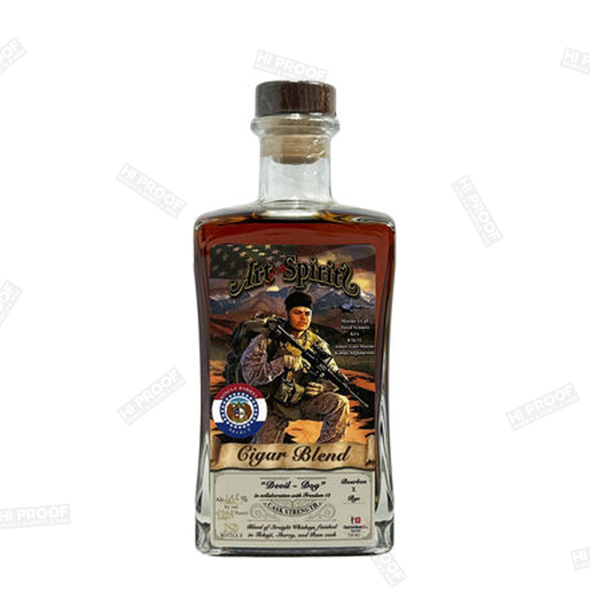 Art of the Spirits Cigar Blend Cask Strength Devil Dog 750ml - Hi Proof - Art of the Spirits