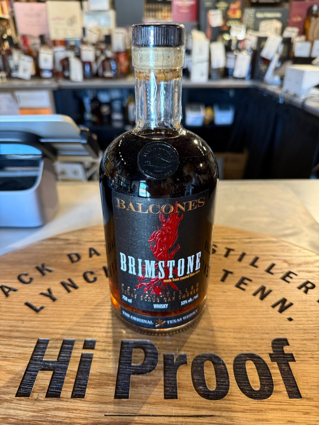 BALCONES BRIMSTONE SMOKED WHISKY 750ml - Hi Proof - BALCONES