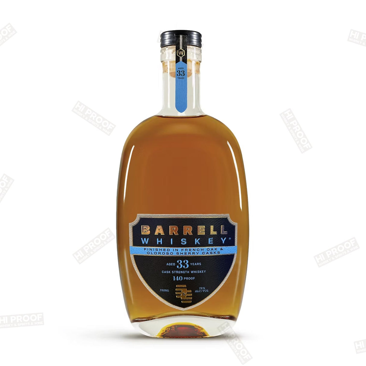 Barrell 33 Year Old Canadian Whisky Finished in French Oak and Oloroso Sherry Casks 750ML Limit 1, Store Pickup Only - Hi Proof - Barrell