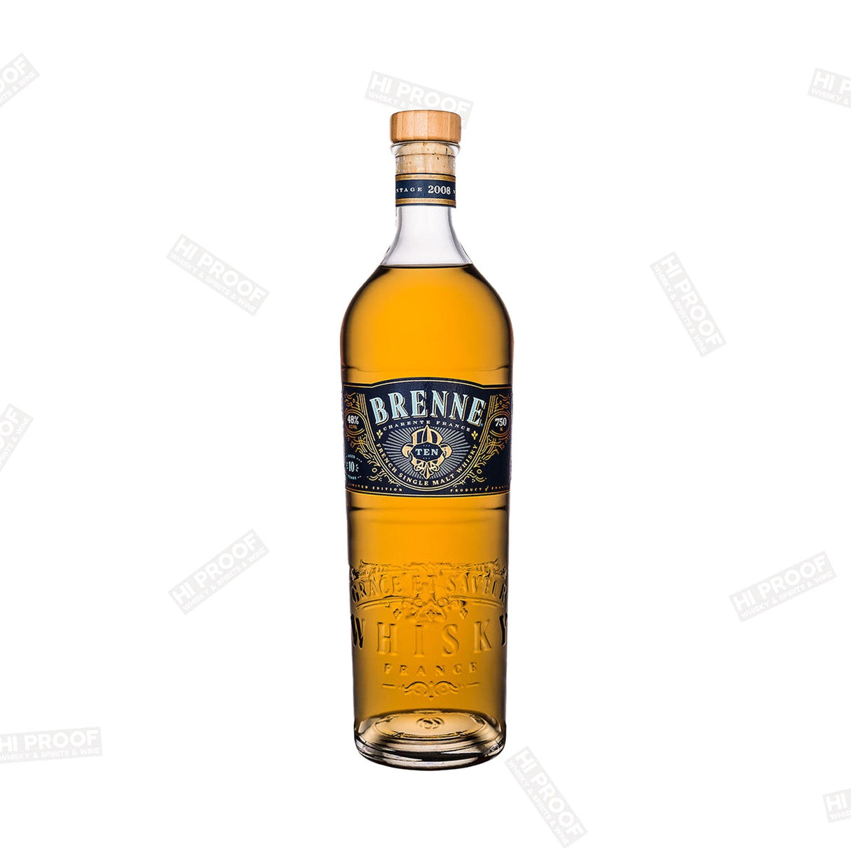 Brenne 10 Year Old French Single Malt Whisky - Hi Proof - Brenne
