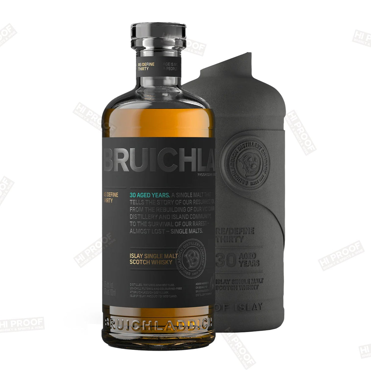 Bruichladdich 30 Year Old Unpeated Islay Single Malt Scotch Whisky - Hi Proof - Bruichladdich