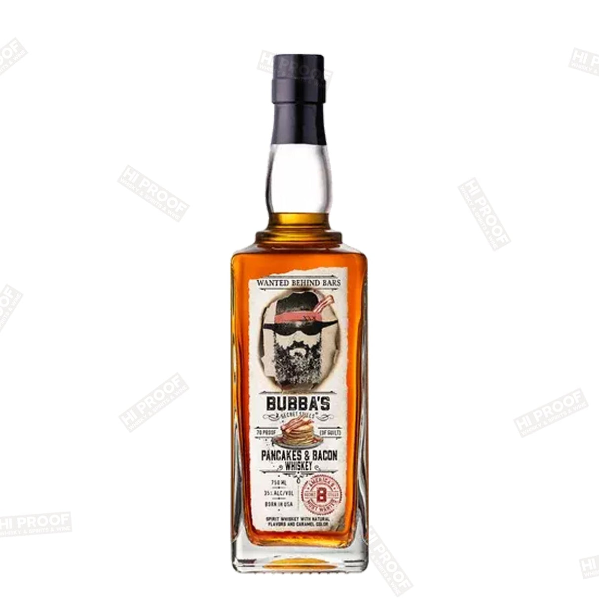 BUBBA'S PANCAKES & BACON Whiskey 750ML - Hi Proof - Bubba's