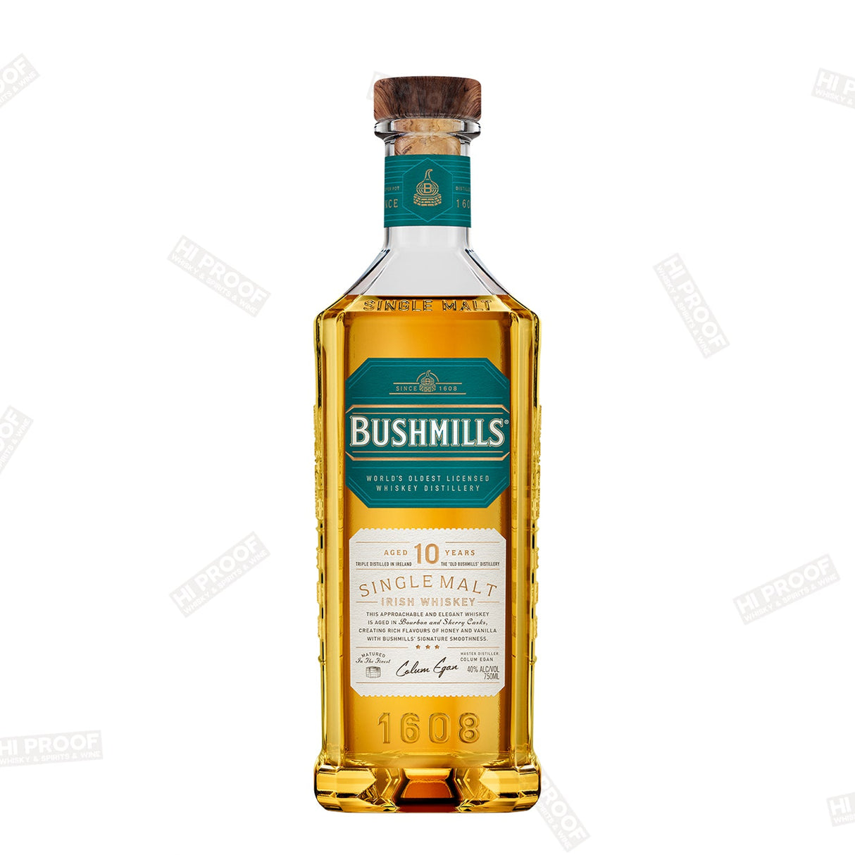 Bushmills 10 Year Old Single Malt Irish Whiskey 750ml - Hi Proof - Bushmills