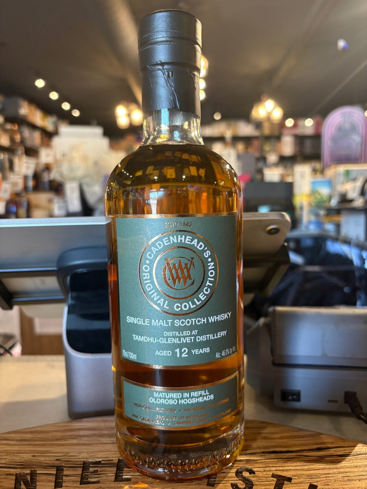 Cadenhead 2013 Original Collection Tamdhu-Glenlivet 12 year Single malt Scotch Whisky 700ml - Hi Proof - Cadenhead