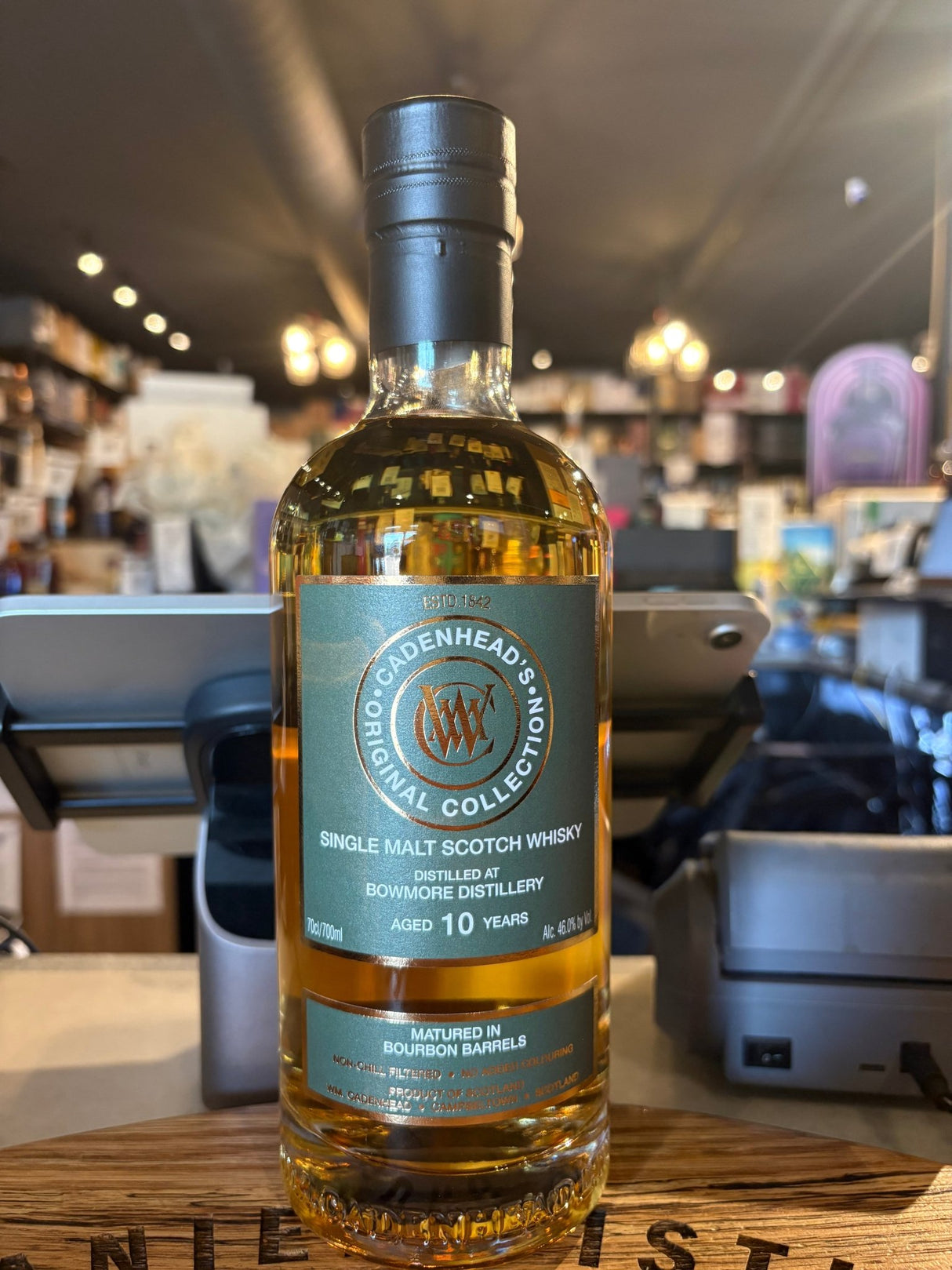 Cadenhead Bowmore 2015 10 Year 92 Proof Single Malt Whisky 700ml - Hi Proof - Cadenhead