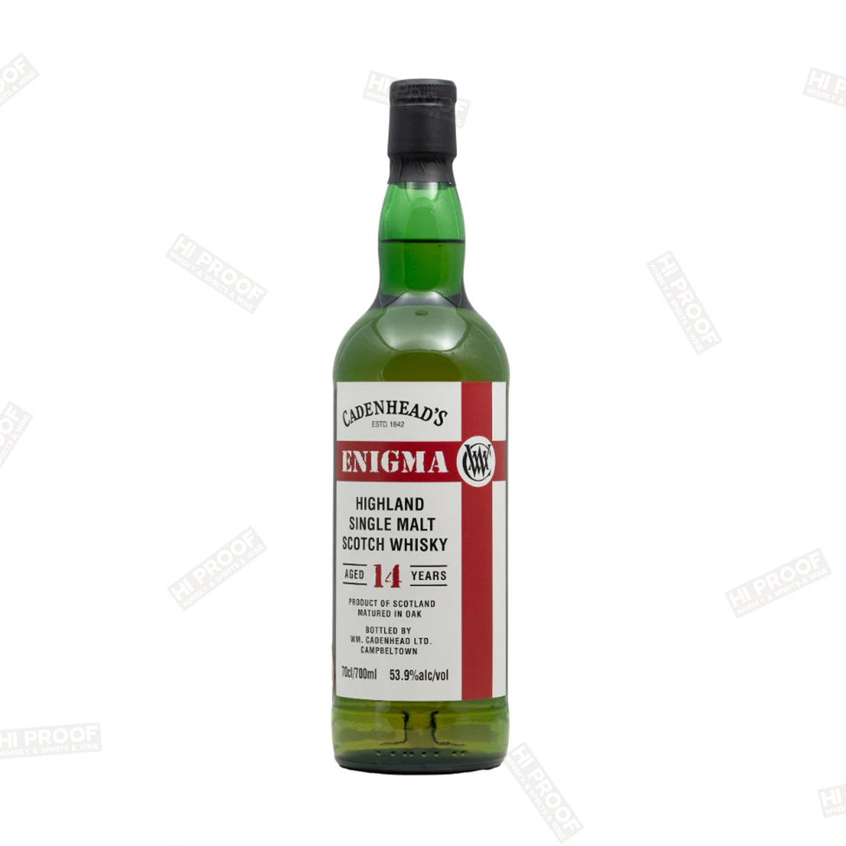 Cadenheads Enigma 2009 Highland 14 Year Old Single Malt Scotch Whisky 700ml - Hi Proof - Cadenhead