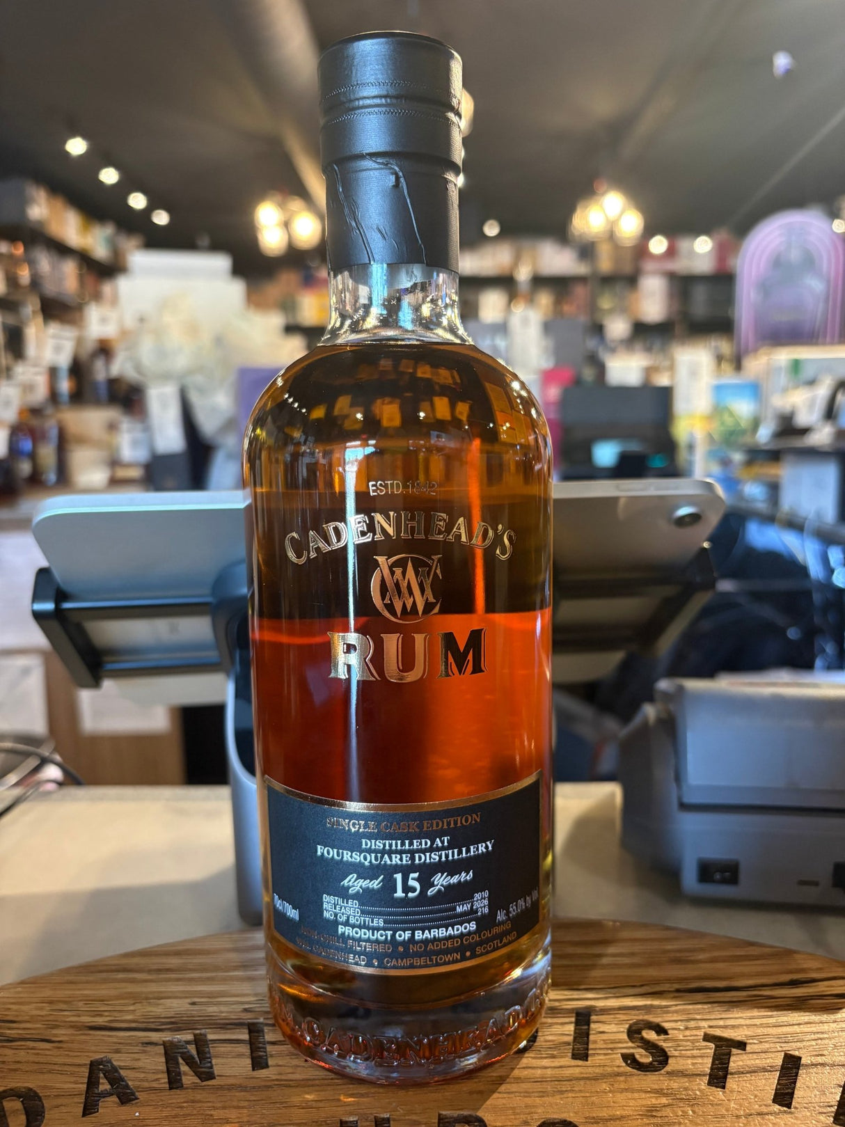Cadenhead's Foursquare 2010 15 year 110 Proof 700ml - Hi Proof - Cadenhead