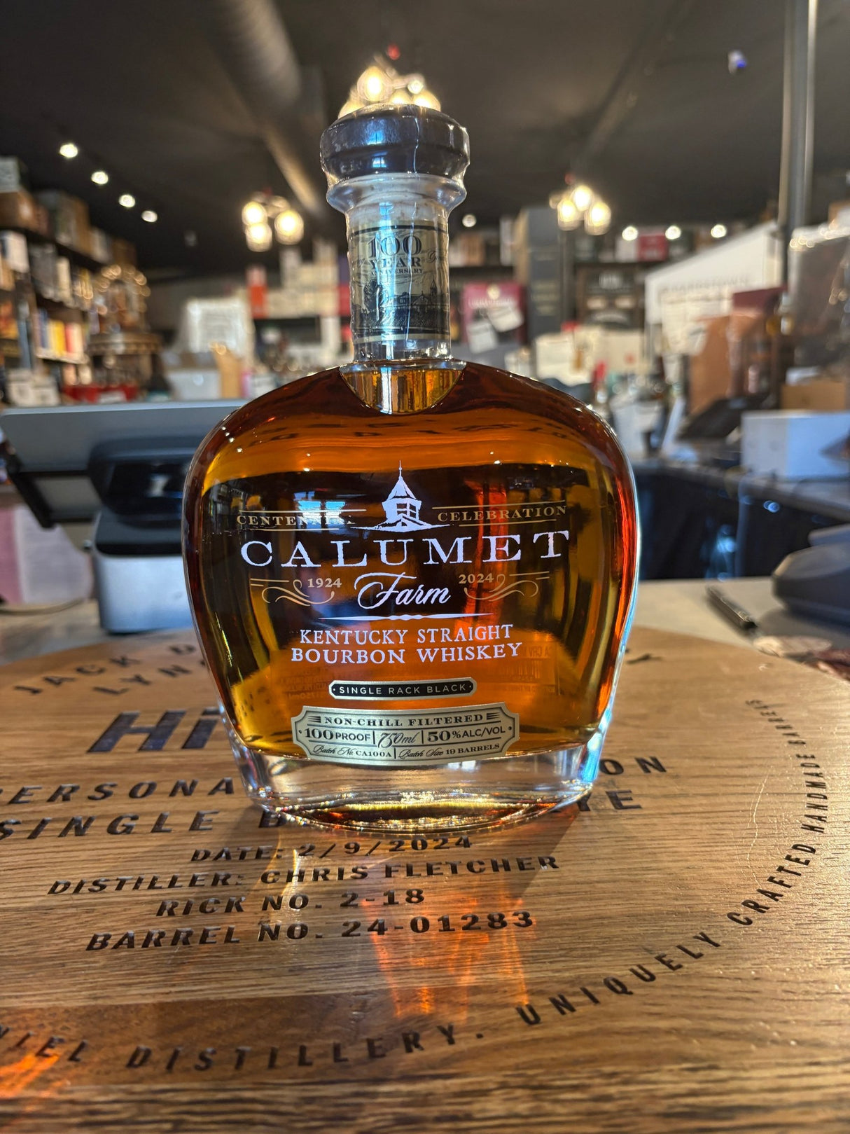 Calumet Farm Single Rack Centennial Bourbon 100 Proof (750 ml) - Hi Proof - Calumet Farm