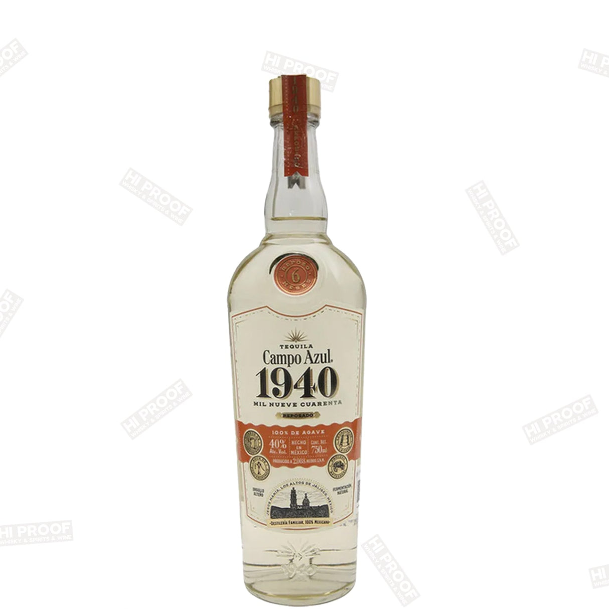 Campo Azul 1940 Reposado Tequila 750 ML - Hi Proof - Campo AZUL