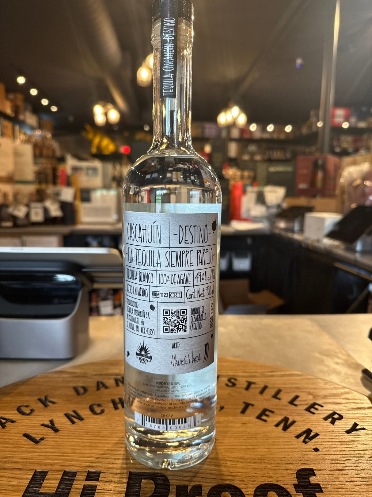Cascahuin Destino Blanco Tequila 750ml - Hi Proof - Cascahuin