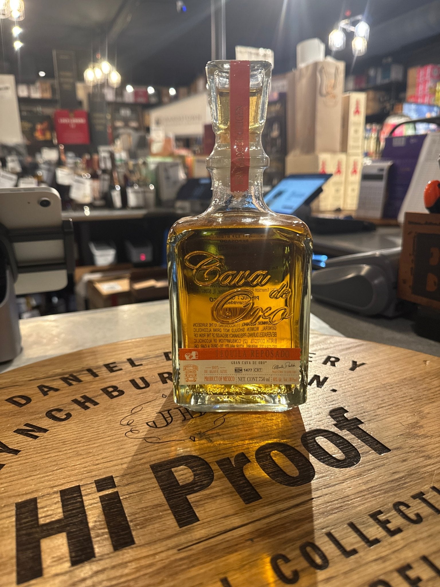 Cava De Oro Tequila Reposado 750mL - Premium Aged – Hi Proof