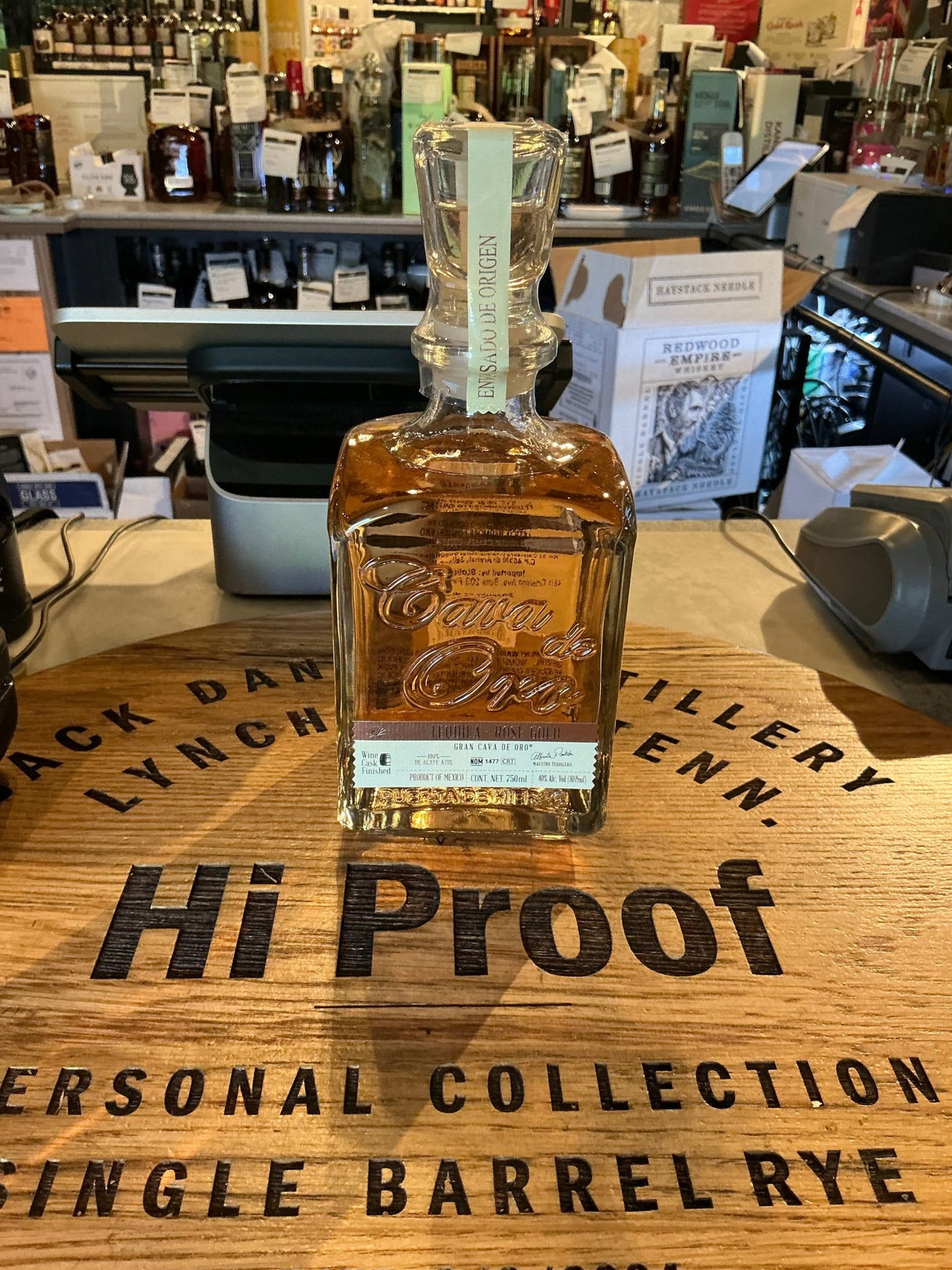 Cava De Oro Tequila Rose Gold 750mL - Hi Proof - Cava De Oro