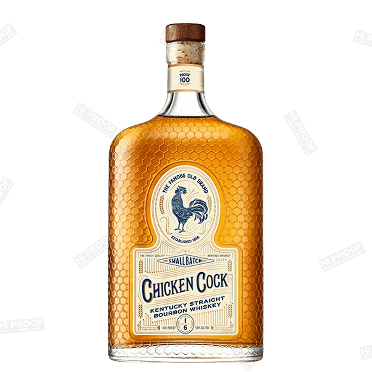 Chicken cock Small Batch Bourbon Whiskey 750ml - Hi Proof - Chicken cock
