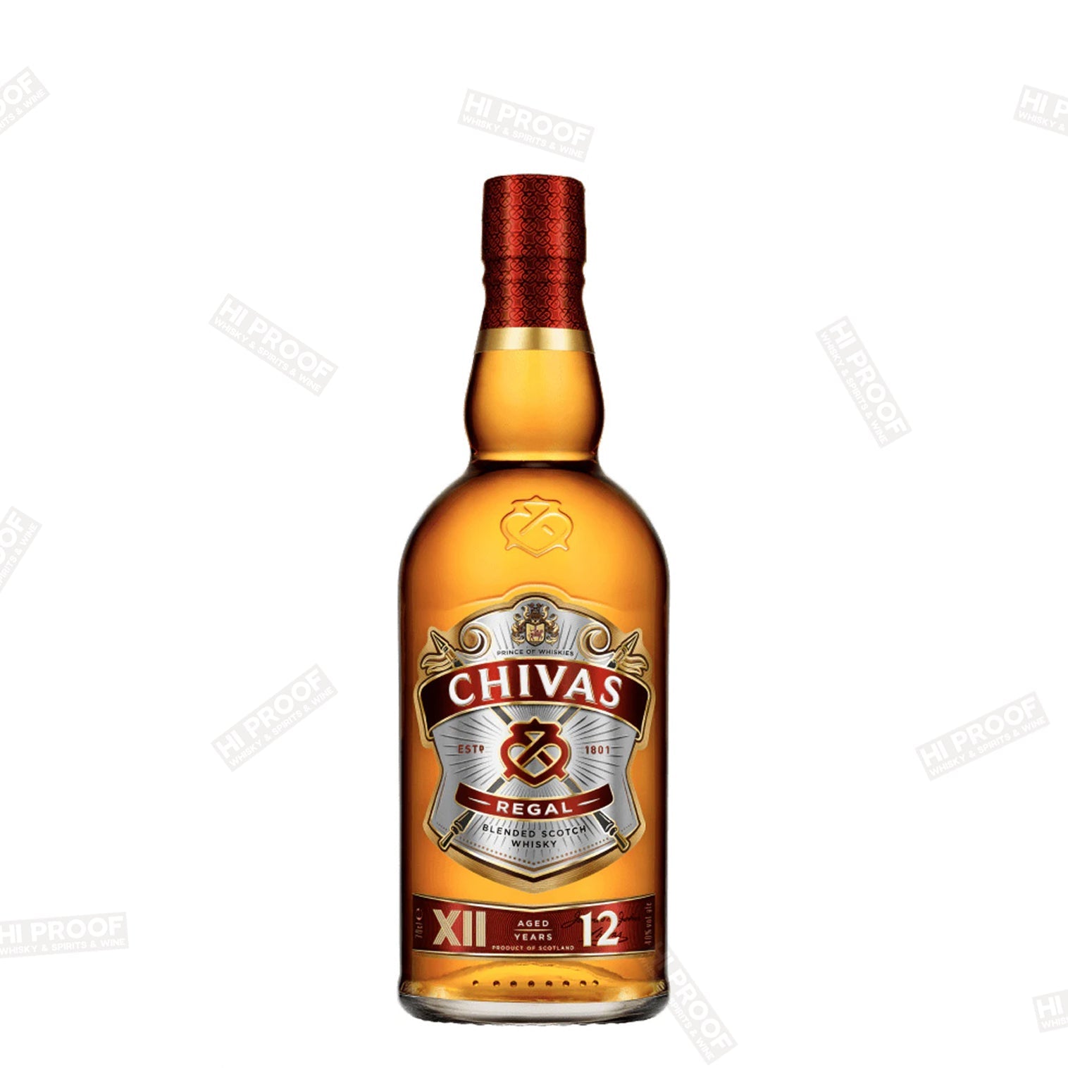 Chivas Regal 12 Year Blended Scotch Whisky 750ml – Hi Proof