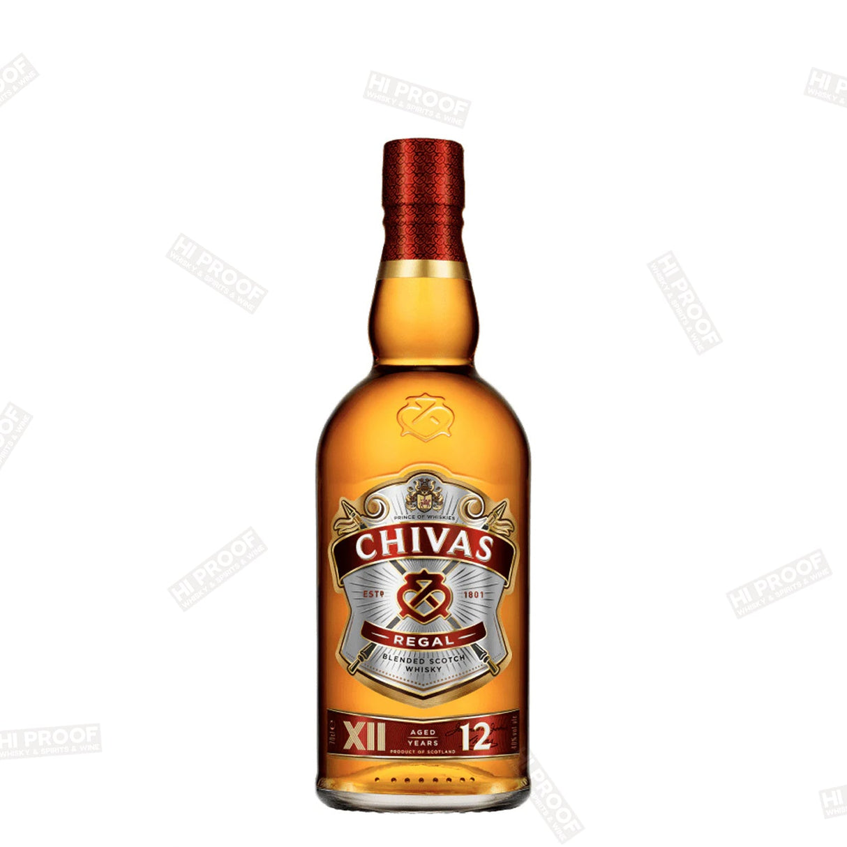 Chivas Regal 12 Year Old Blended Scotch Whisky 750ml - Hi Proof - Chivas Regal