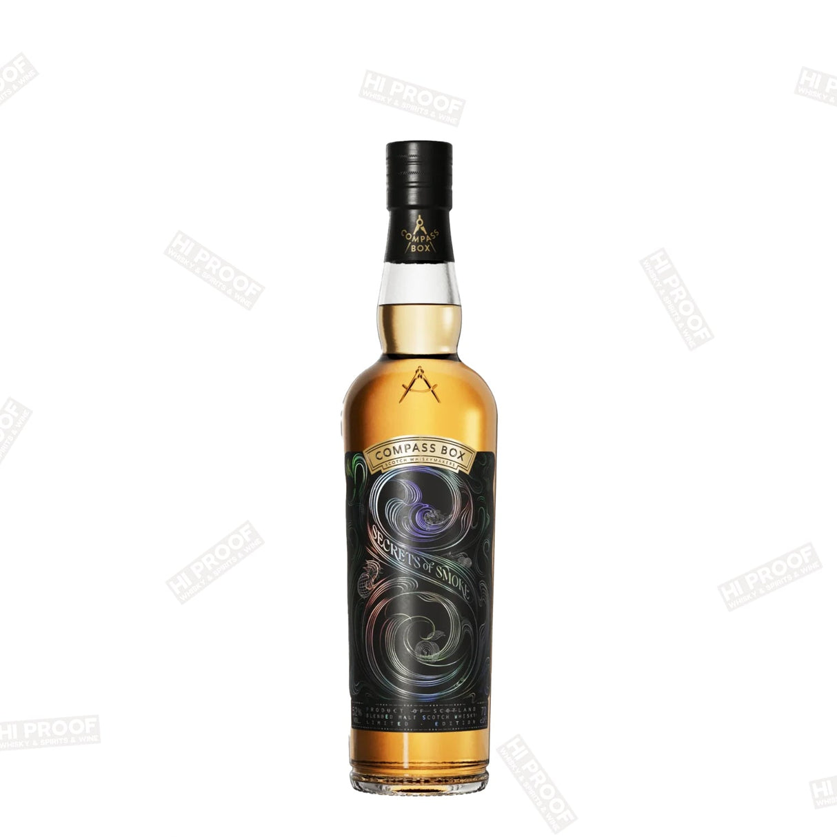 Compass box Secrets of Smoke Blended Malt Scotch Whisky 700ml - Hi Proof - Compass Box
