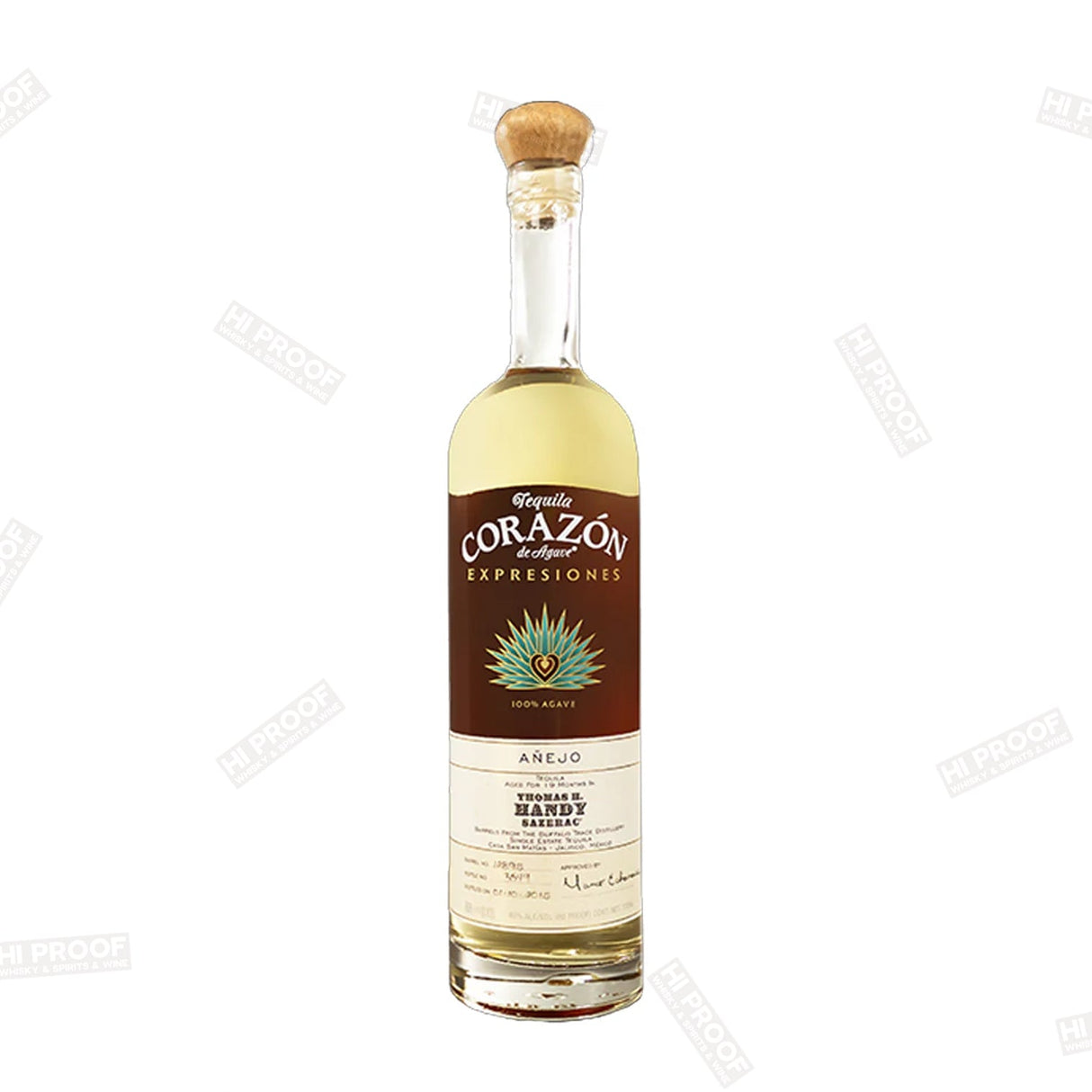 Corazon Expresiones Thomas H. Handy Anejo Tequila 750ml - Hi Proof - Corazon Expresiones