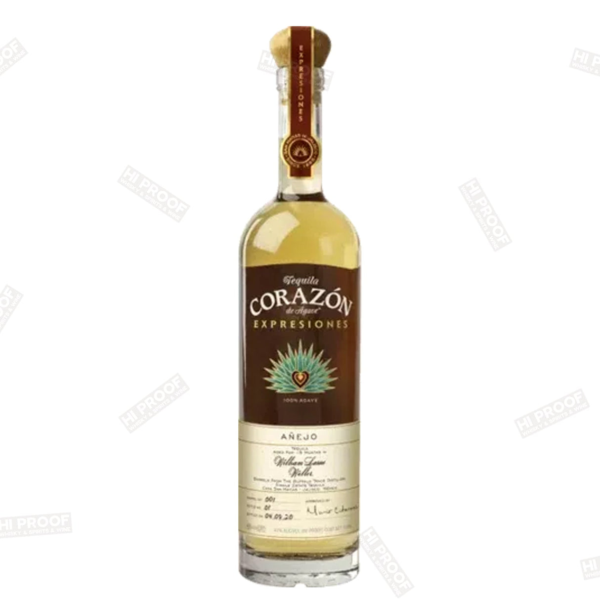 Corazon Expressiones William Larue Weller Barrel Anejo Tequila 750ml - Hi Proof - Corazon Expresiones