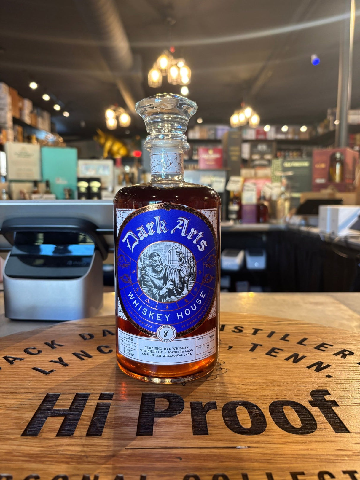 Dark Arts 'Blunt Blend' Madeira & Armagnac Finish Rye 8Year 114.8 Proof 750ml - Hi Proof - Dark Arts