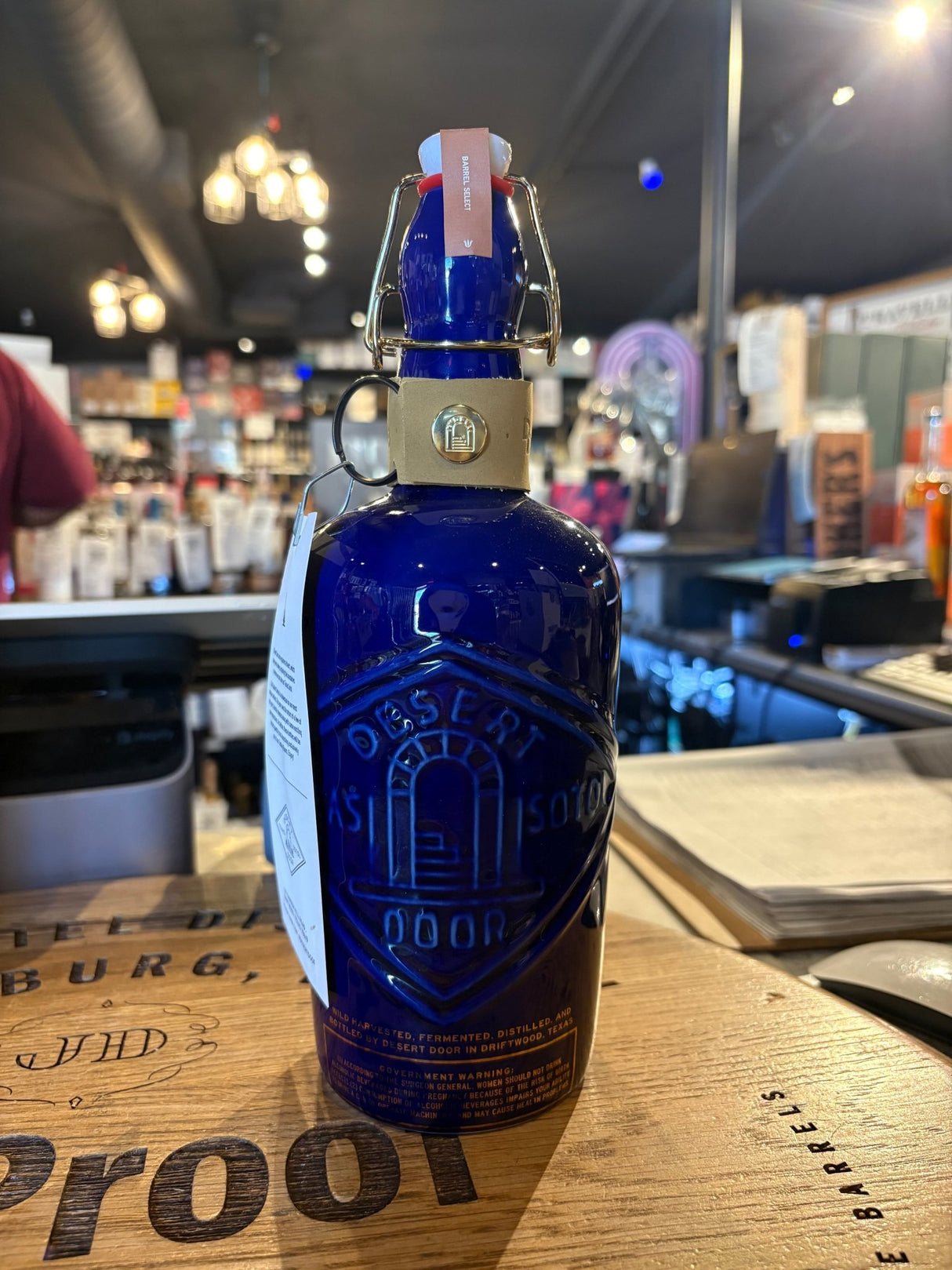Desert Door Oak Aged Driftwood Cowboy Sotol 750ml - Hi Proof - Desert Door