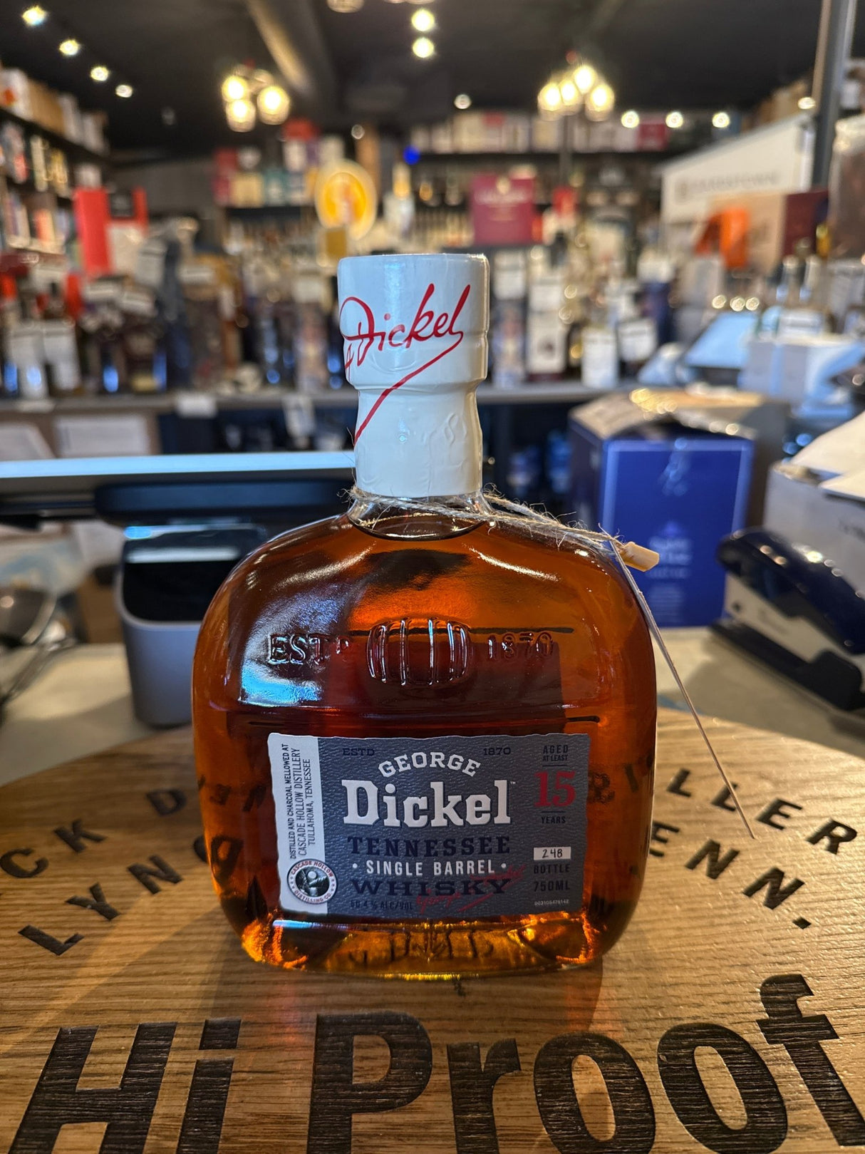 Dickel Tennessy Whisky Single Barrel 15 Year (08A04) Hi Proof Store Pick 750mL (ACTUAL 18YEARS) - Hi Proof - DICKEL